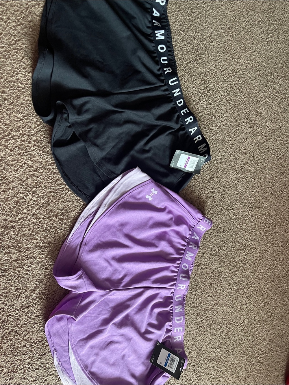 NWT SET OF 2. UnderArmour shorts. 2X & XL